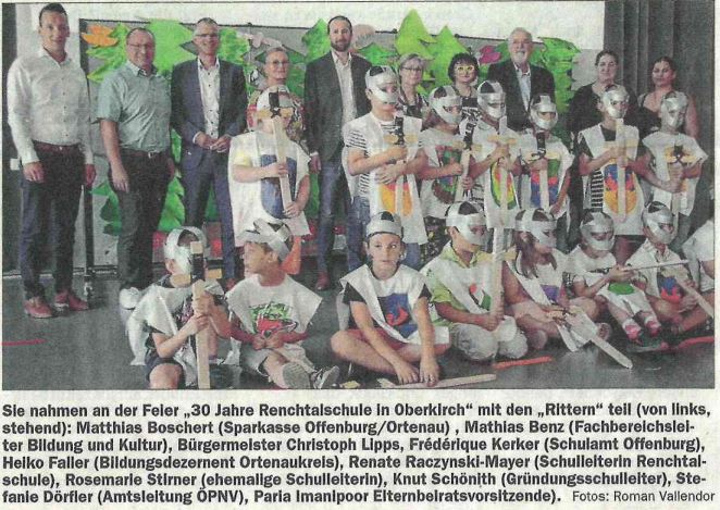 … seit 30 Jahren Renchtalschule Oberkirch